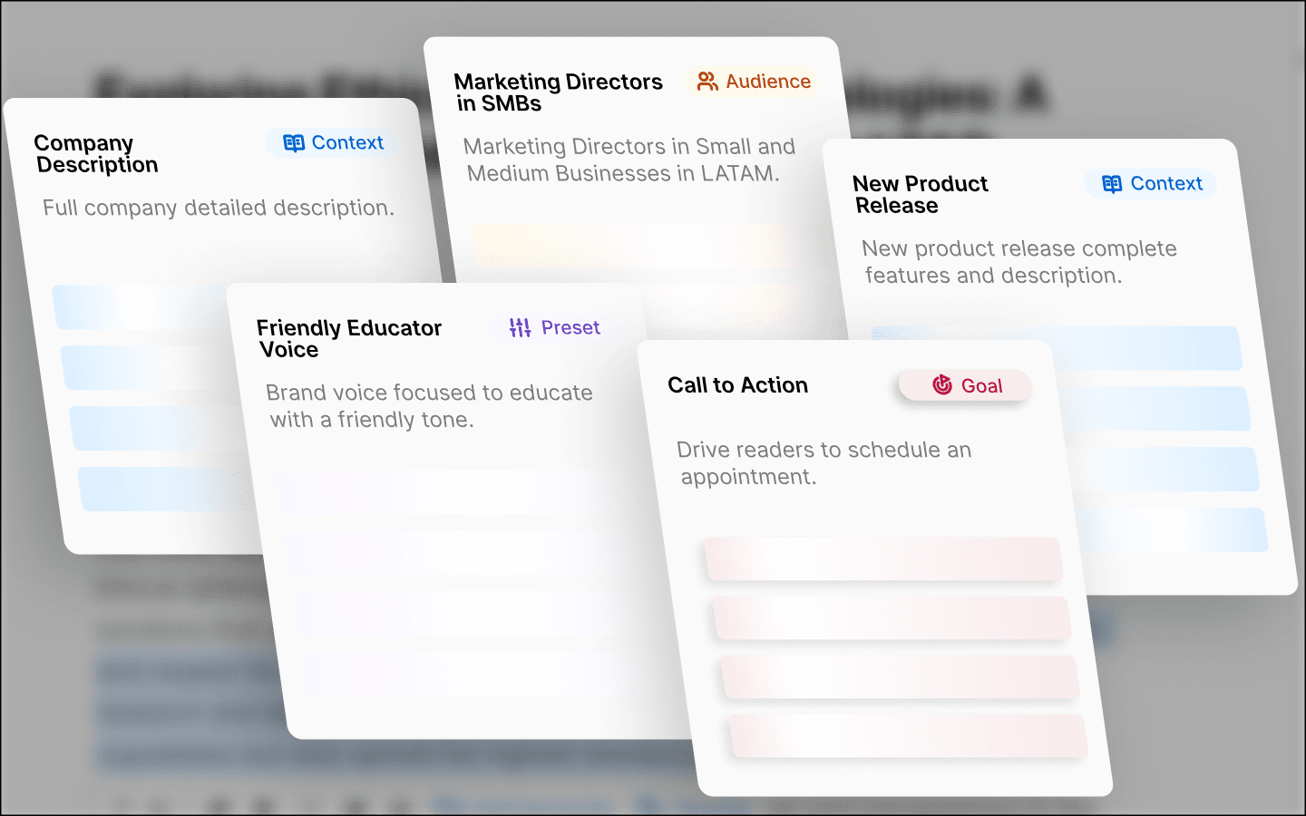 Brand context and voice analyzer